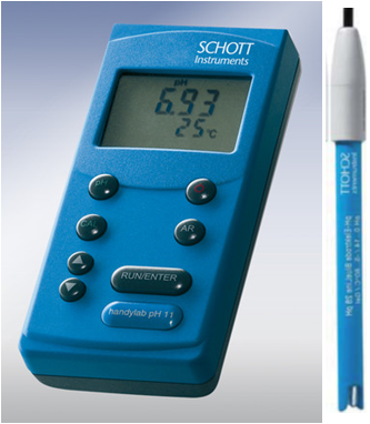 pHMETRO handylab PH11 y PH12-Medidor de pH